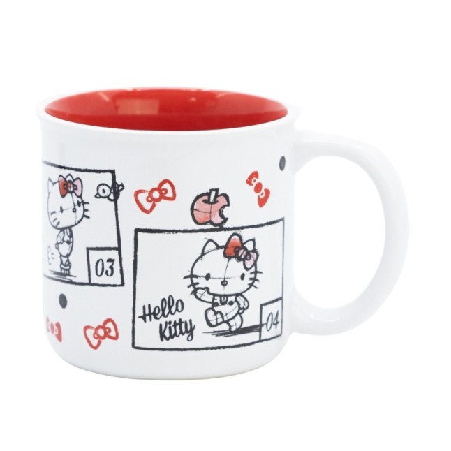 CERAMIC BREAKFAST MUG 14 OZ IN GIFT BOX HELLO KITTY