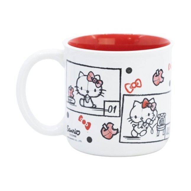 CERAMIC BREAKFAST MUG 14 OZ IN GIFT BOX HELLO KITTY