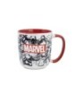 CERAMIC ELITE MUG 13 OZ IN GIFT BOX MARVEL PATTERN