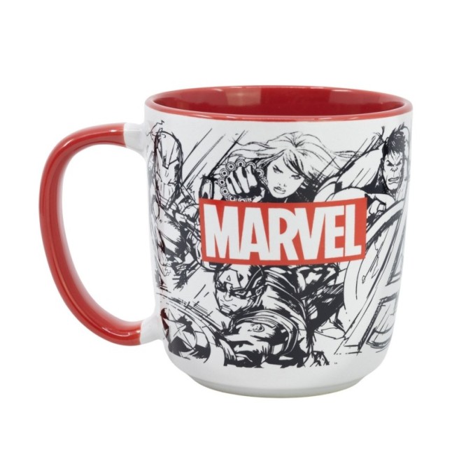 CERAMIC ELITE MUG 13 OZ IN GIFT BOX MARVEL PATTERN