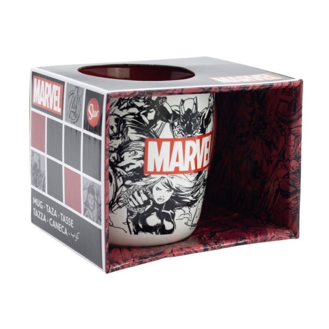 CERAMIC ELITE MUG 13 OZ IN GIFT BOX MARVEL PATTERN