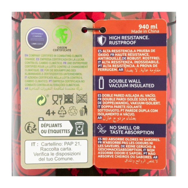 DW INSULATED STAINLESS STEEL XL RAMBLER MUG 940 ML POKEMON THUNDERSTRUCK