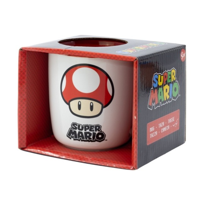 CERAMIC ELITE MUG 13 OZ IN GIFT BOX SUPER MARIO
