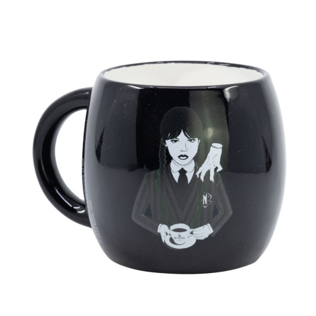 CERAMIC GLOBE MUG 13 OZ IN GIFT BOX WEDNESDAY