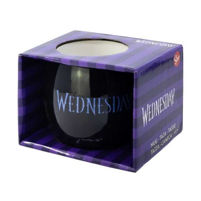 CERAMIC GLOBE MUG 13 OZ IN GIFT BOX WEDNESDAY