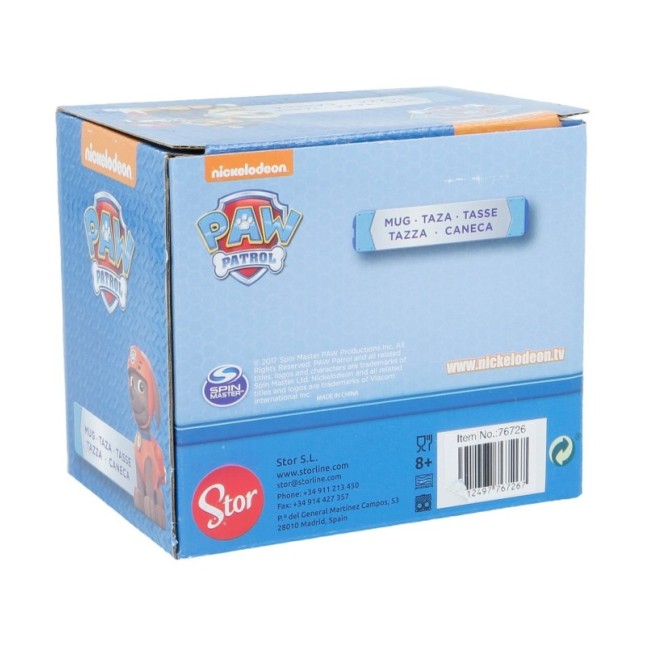 CERAMIC MUG 11 OZ IN GIFT BOX PAW PATROL BOY ICONS