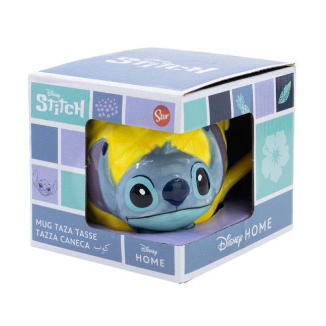 CERAMIC 3D MUG 14 OZ IN GIFT BOX STITCH PINEAPPLE