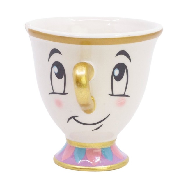 CERAMIC 3D MUG 6 OZ IN GIFT BOX BEAUTY AND THE BEAST CHIP