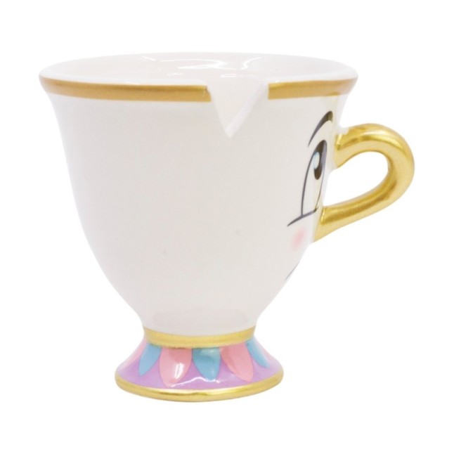 CERAMIC 3D MUG 6 OZ IN GIFT BOX BEAUTY AND THE BEAST CHIP