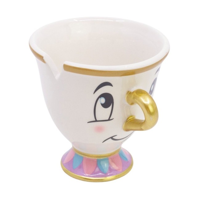 CERAMIC 3D MUG 6 OZ IN GIFT BOX BEAUTY AND THE BEAST CHIP