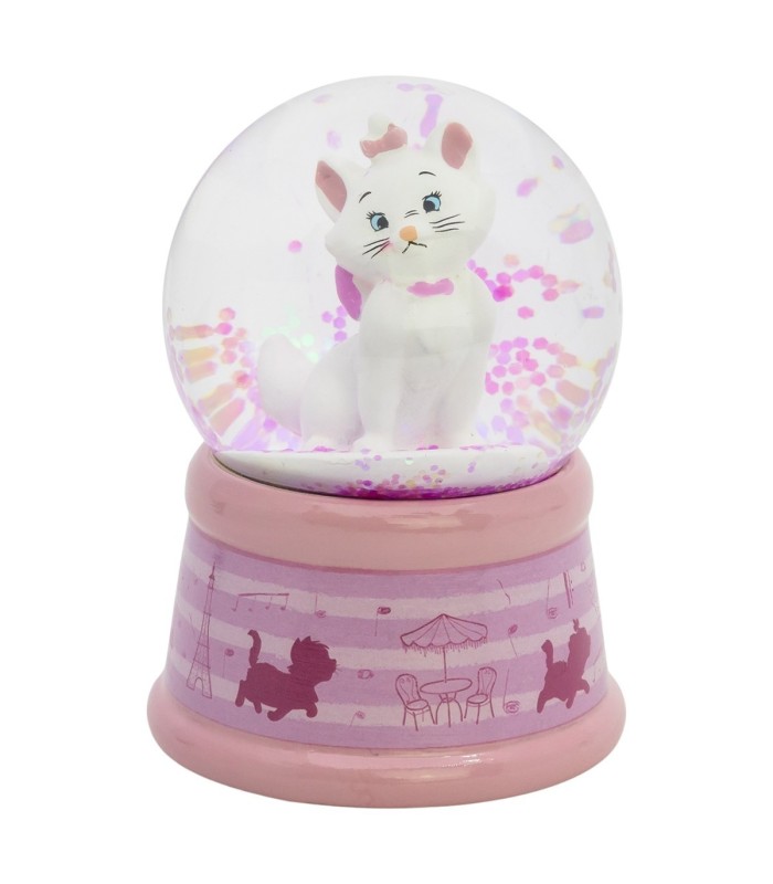 GLASS SNOW GLOBE MARIE IN GIFT BOX
