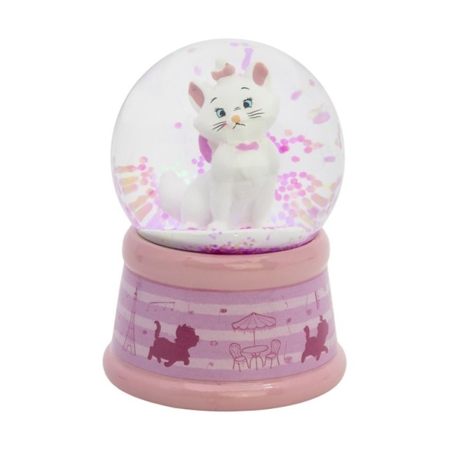 GLASS SNOW GLOBE MARIE IN GIFT BOX