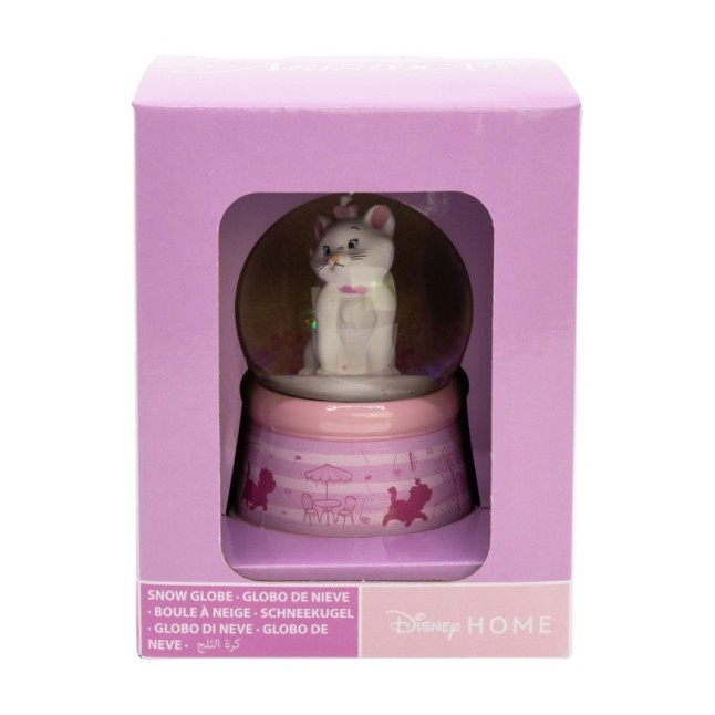 GLASS SNOW GLOBE MARIE IN GIFT BOX