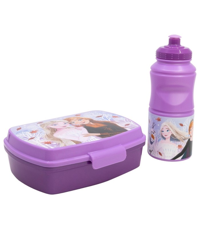 2 PCS BTS SET (SPORT BOTTLE AND SANDWICH BOX) IN GIFT BOX  FROZEN AUTUM LEAVES