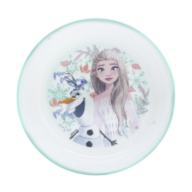 NON SLIP BICOLOR PREMIUM BOWL FROZEN SNOWY TALE