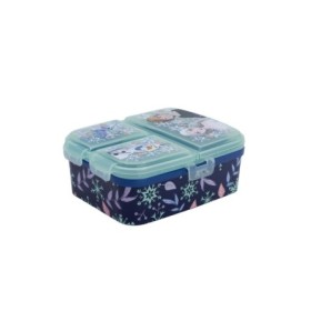 XL MULTI COMPARTMENT RECTANGULAR SANDWICH BOX FROZEN SNOWY TALE