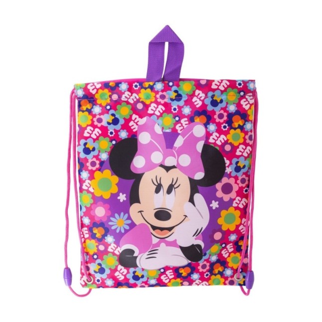 DRAWSTRING LUNCH BAG MINNIE BOLD FLORALS