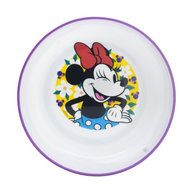 NON SLIP BICOLOR PREMIUM BOWL MINNIE SUNSHINE