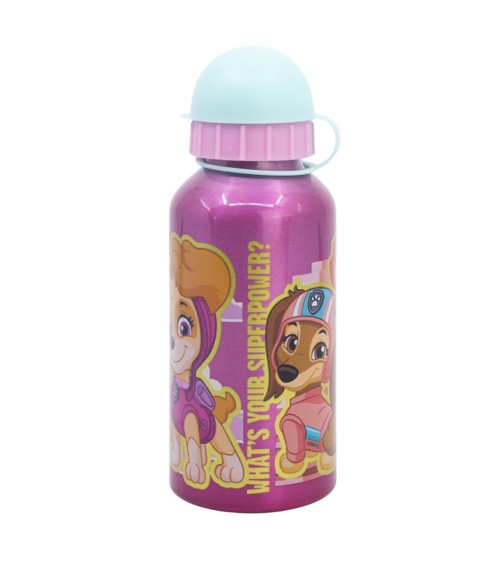 ALUMINIUM BOTTLE 400 ML PAW PATROL GIRL SUPERPOWERS