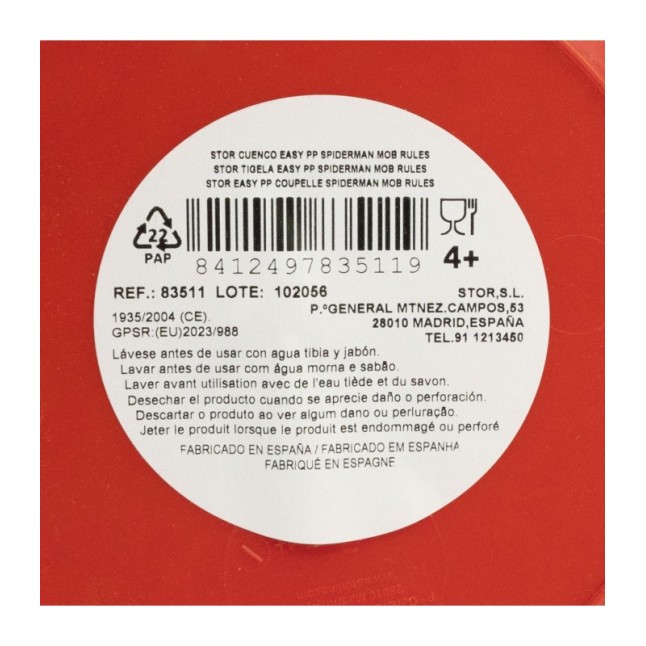 PP EASY BOWL SPIDERMAN MOB RULES