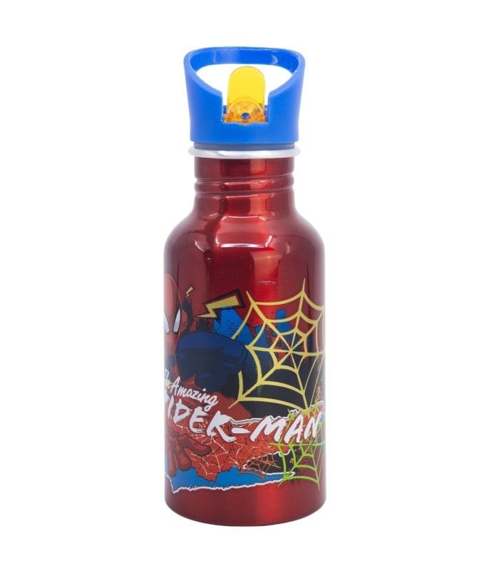 NEVADA ALUMINIUM SIPPER BOTTLE 545 ML SPIDERMAN MOVING TARGET