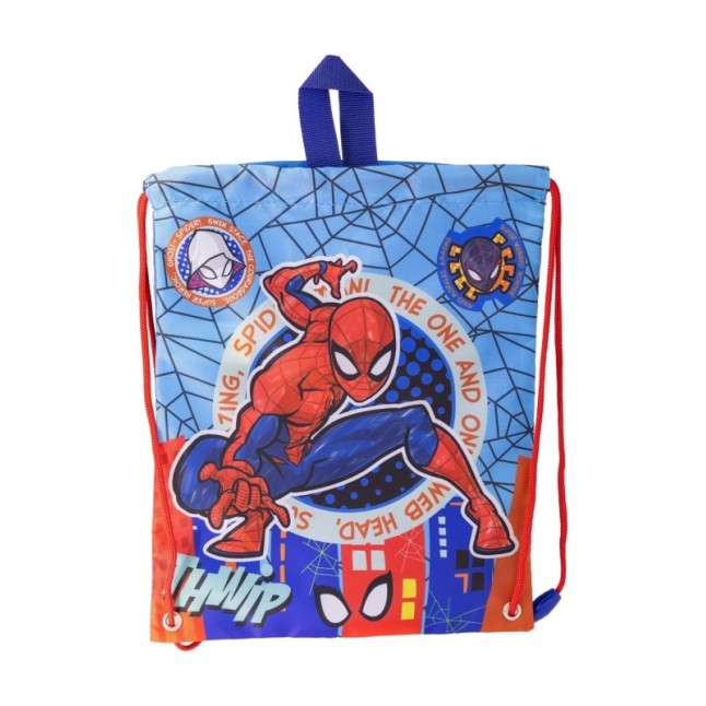 DRAWSTRING LUNCH BAG SPIDERMAN MOB RULES