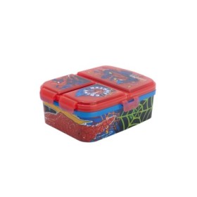 XL MULTI COMPARTMENT RECTANGULAR SANDWICH BOX SPIDERMAN MOVING TARGET