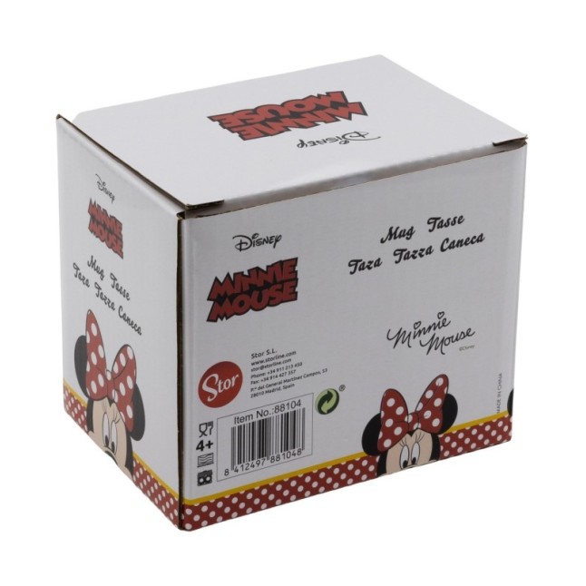 CERAMIC MUG 11 OZ IN GIFT BOX MINNIE SO EDGY BOWS