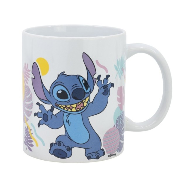 CERAMIC SB MUG 11 OZ IN BOX STITCH HAWAIAN FLOWER