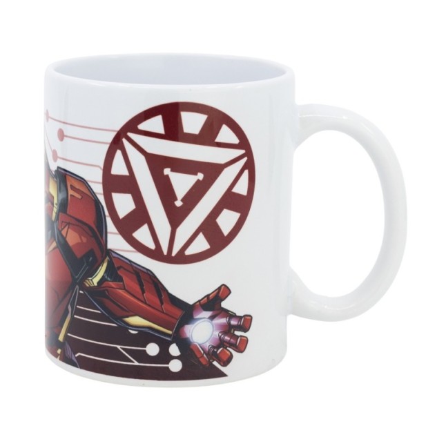CERAMIC SB MUG 11 OZ IN BOX AVENGERS IRONMAN FLYING STAR