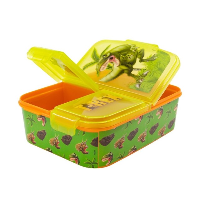 MULTI COMPARTMENT SANDWICH BOX DINOSAUR