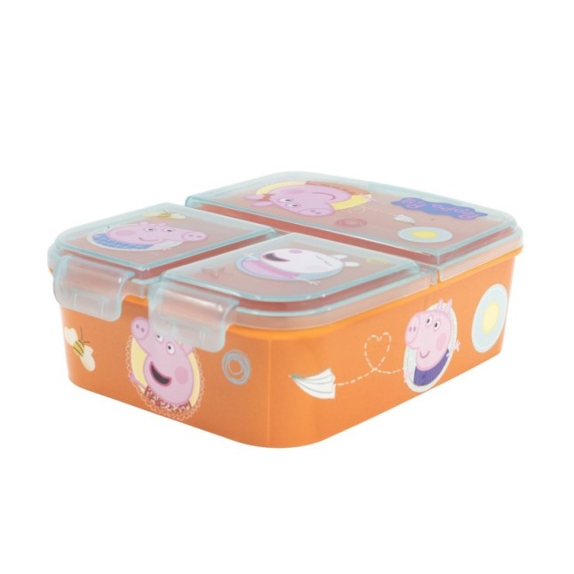 MULTI COMPARTMENT SANDWICH BOX PEPPA PIG CORE