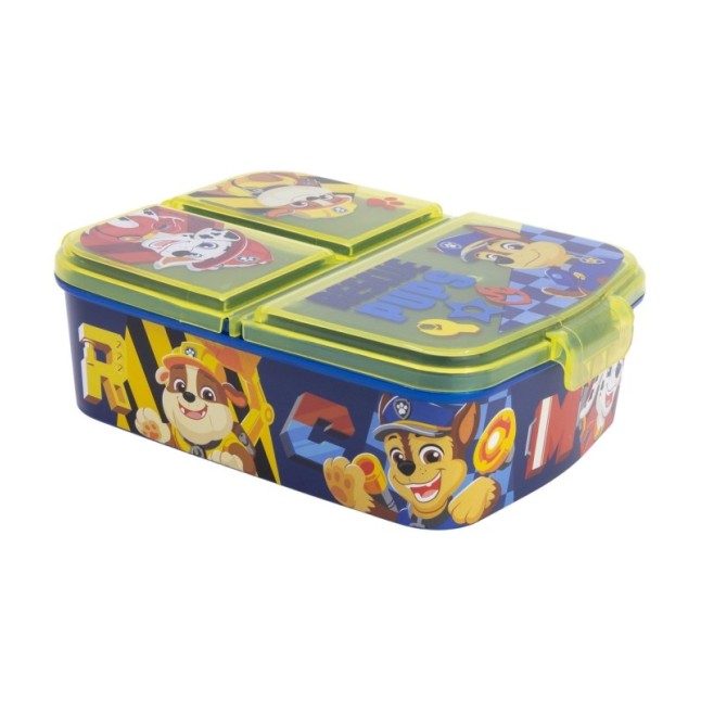 MULTI COMPARTMENT SANDWICH BOX PAW PATROL BOY RESCUE PUPS