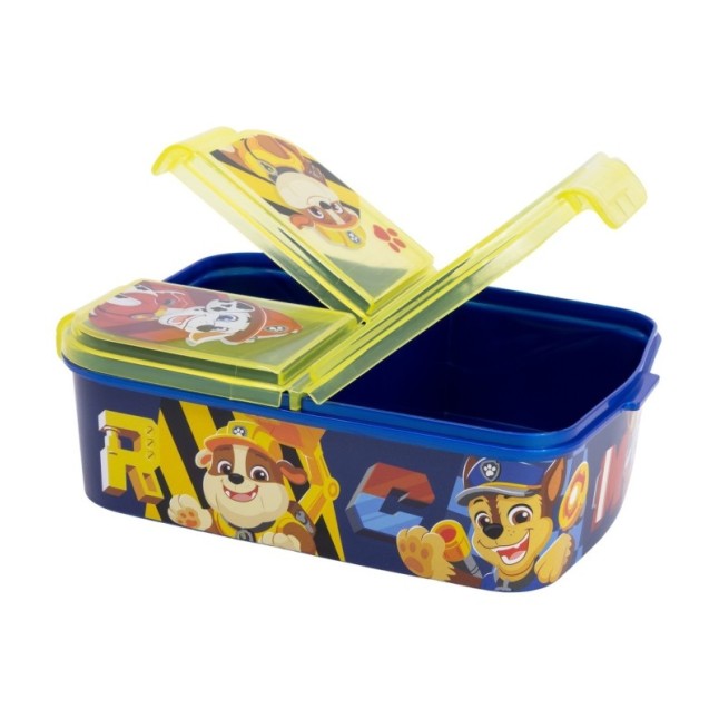 MULTI COMPARTMENT SANDWICH BOX PAW PATROL BOY RESCUE PUPS