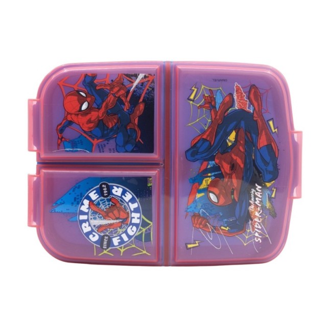 MULTI COMPARTMENT SANDWICH BOX SPIDERMAN MOVING TARGET