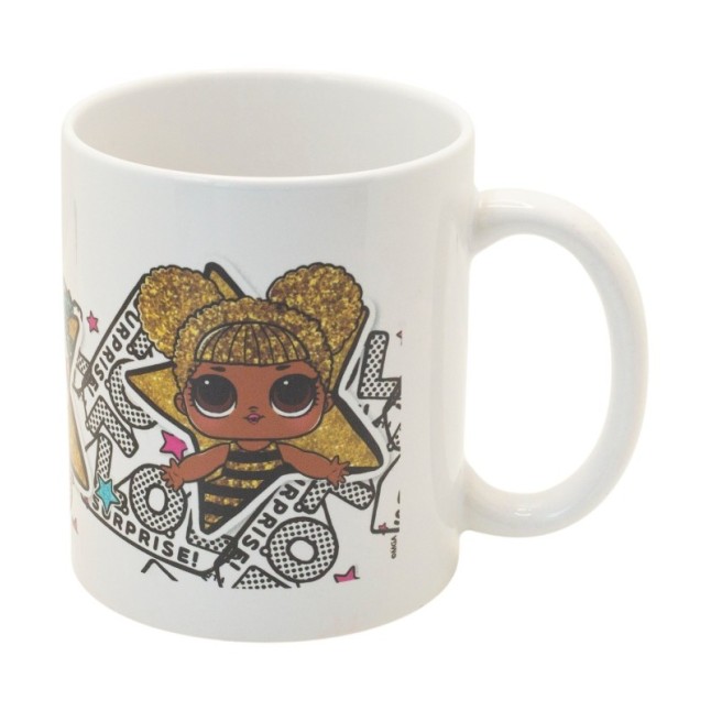 CERAMIC SB MUG 11 OZ IN BOX LOL SURPRISE ROCK ON