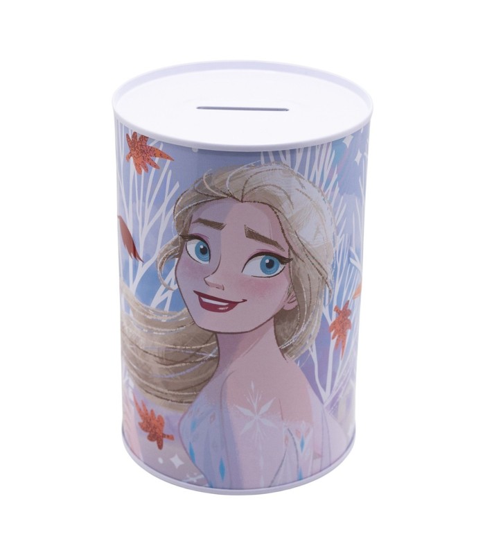 METALLIC MONEY BANK FROZEN AUTUMN LEAVES