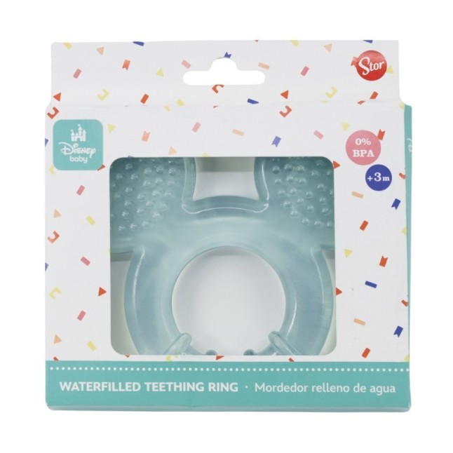 BABY SHAPED WATER FILLED TEETHER IN BLISTER MICKEY MOUSE FULL OF SMILES