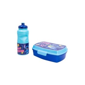 2 PCS BTS SET (SPORT BOTTLE AND SANDWICH BOX) IN GIFT BOX  STITCH PALMS