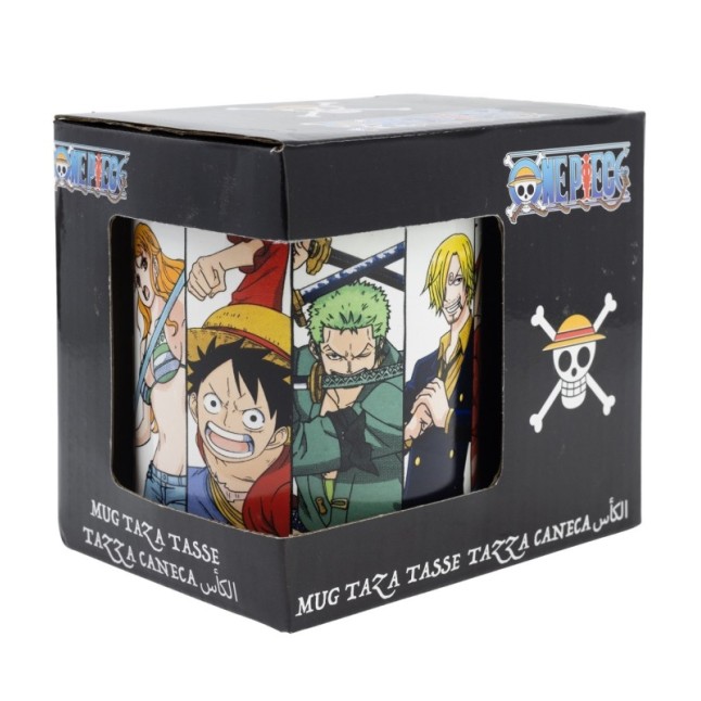 CERAMIC MUG 11 OZ IN GIFT BOX ONE PIECE CREW BATTLE