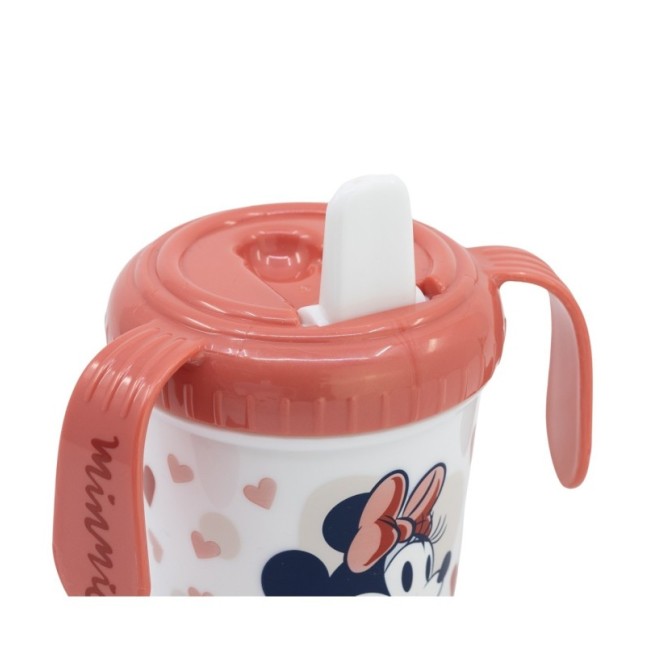 TODDLER TRAINING MUG 250 ML MINNIE MOUSE HEART FULL