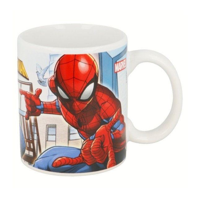 CERAMIC MUG 11 OZ IN GIFT BOX SPIDERMAN STREETS