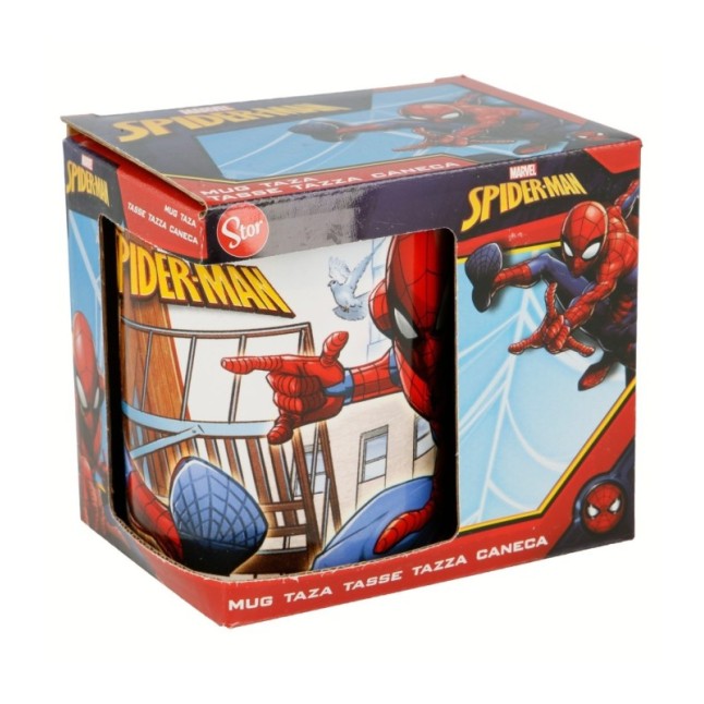 CERAMIC MUG 11 OZ IN GIFT BOX SPIDERMAN STREETS