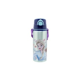 ALUMINIUM POP UP BOTTLE WITH STRAP 730 ML FROZEN SNOWY TALE