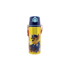 ALUMINIUM POP UP BOTTLE WITH STRAP 730 ML PAW PATROL BOY RESCUE PUPS