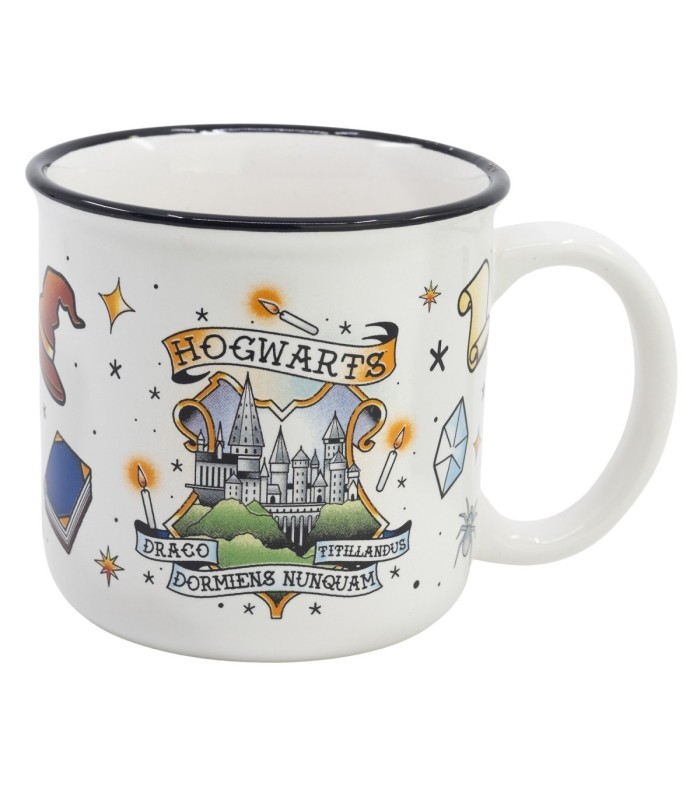 CERAMIC BREAKFAST MUG 14 OZ IN GIFT BOX HARRY POTTER MAGIC SYMBOLS