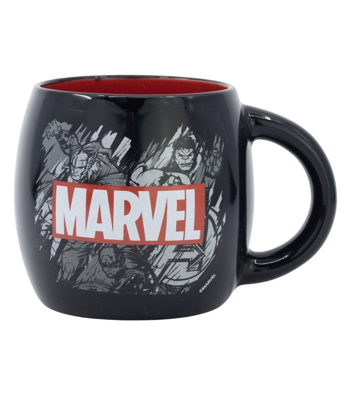CERAMIC GLOBE MUG 13 OZ IN GIFT BOX MARVEL PATTERN