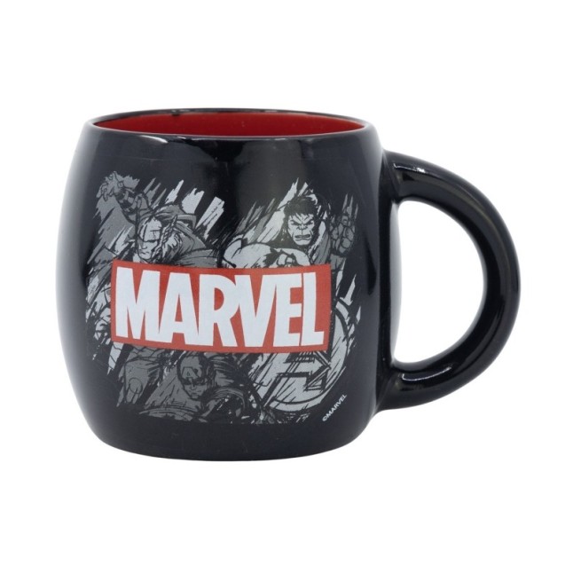 CERAMIC GLOBE MUG 13 OZ IN GIFT BOX MARVEL PATTERN