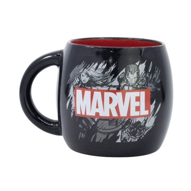 CERAMIC GLOBE MUG 13 OZ IN GIFT BOX MARVEL PATTERN