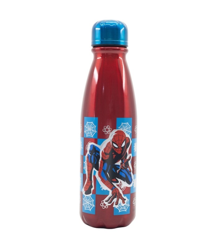 DAILY ALUMINIUM BOTTLE 600 ML SPIDERMAN ARACHNID GRID